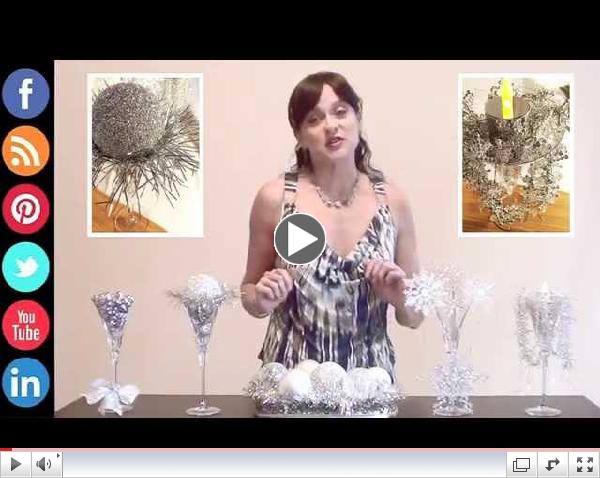 How 2 Make DIY Holiday Party Centerpieces