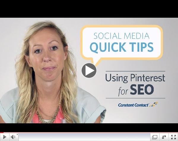 Social Media Quick Tips: Using Pinterest for SEO