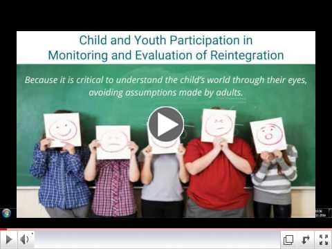 Child and Youth Participation in Monitoring and Evaluation of Reintegration