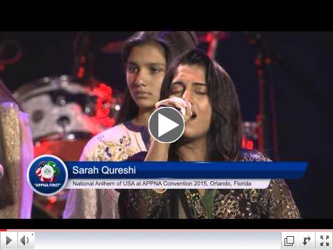 National Anthem of USA at APPNA 38th Annual Convention 2015, Orlando, Florida