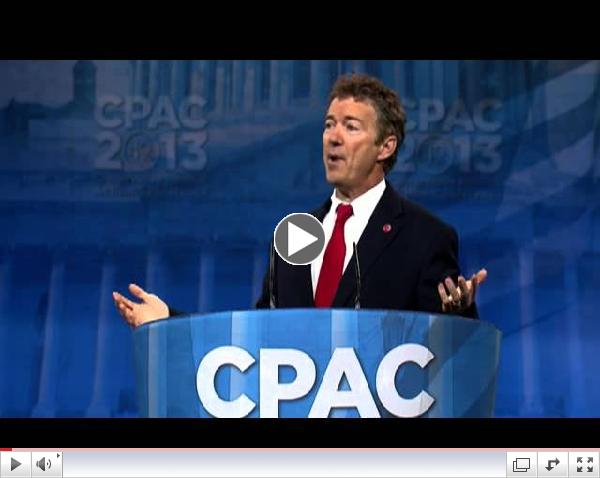 CPAC 2013 - U.S. Senator Rand Paul (R-KY)