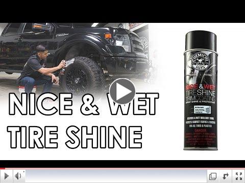 Chemical Guys Car Care: Nice And Wet Tire Shine Premium Protective Coating On Off-Road Tires 