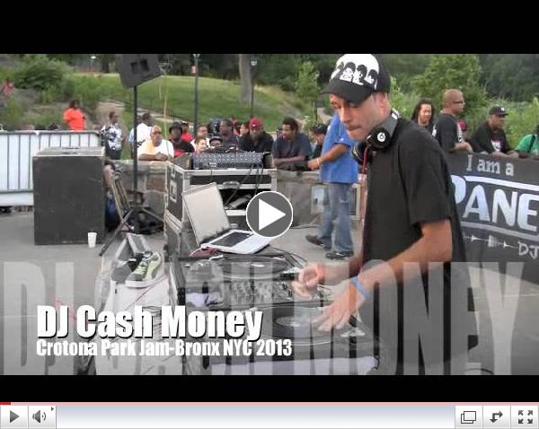 DJ CASH MONEY live at the 2013 CROTONA PARK JAMS, Bronx NYC