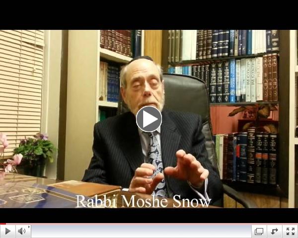 Rabbi Moshe Snow  Parsha Tazria Shabbos HaChodesh