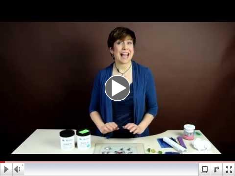 Making a mold of a leaf with Pam East