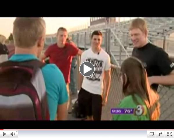 Football Players Protect Special Needs Girl From Bullies