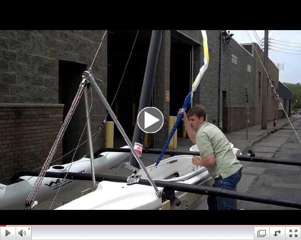 WindRider 17 Mast Raising System