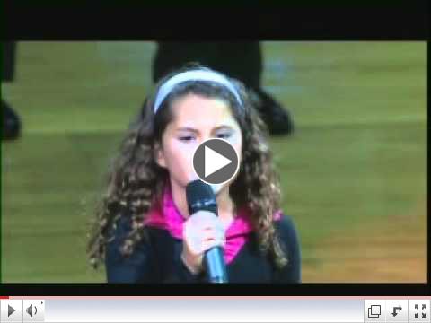 9 Year Old with AMAZING VOICE Sings National Anthem at NBA Game