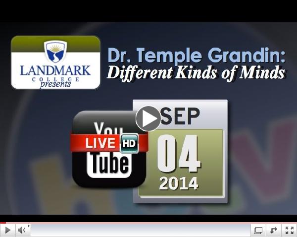 Dr. Temple Grandin live @ Landmark College - 9/4/14