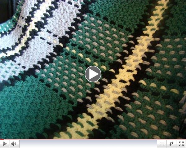 How To Crochet Tartan Afghan / Blanket