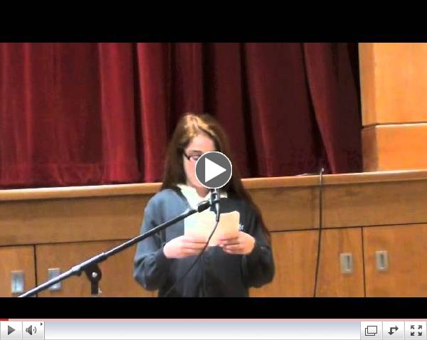 Omer's winning Speech March 2015