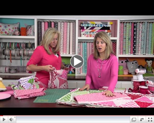 Cindy & Jina's Valentine Pennant Tutorial | RIley Blake Designs