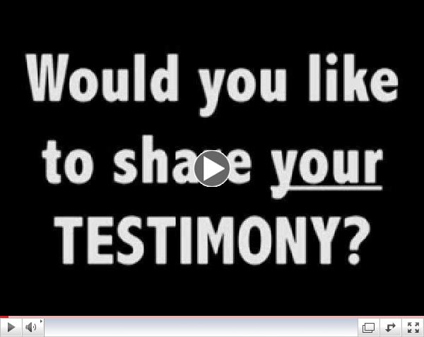 Cardboard Testimony Reminder