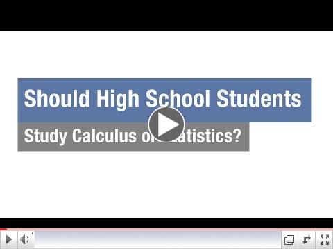 Calculus, Statistics, and the Future of High School Math
