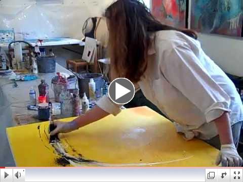 Four Hands Painting:  A Collaboration