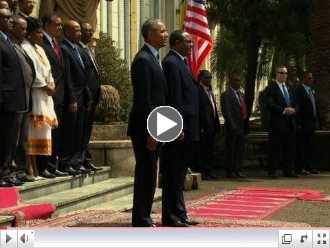 History Again: Ethiopia Welcomed President Obama with a 21 Gun Salute
