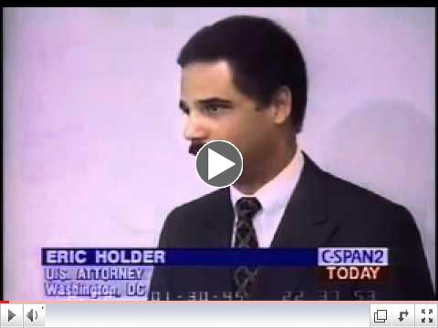 Eric Holder 1995 Interview - Gun Control -