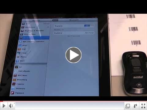 Forbind en Motorola CS3070 Stregkodescanner til en iPad via Bluetooth