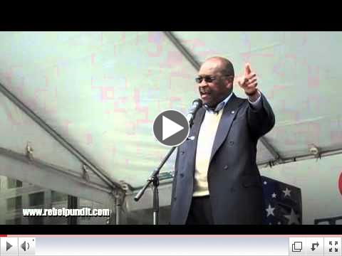 Herman Cain Delivers Powerful Address to the Chicago Tea Party
