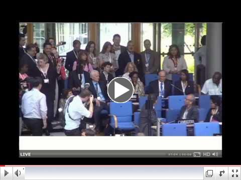 Ambassador Crystal Nix-Hines, Judge Nelson Wolff and San Antonio Mayor Ivy Taylor address UNESCO 