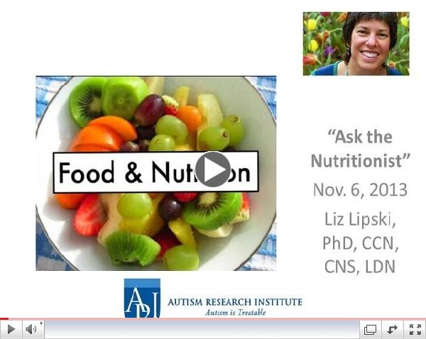 Liz Lipski, PhD - Ask the Nutritionist
