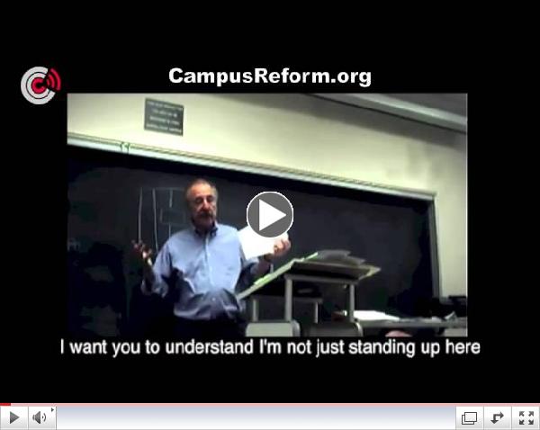 Professor tells class Republican Party is 