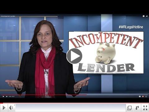 What if the lender is incompetent?