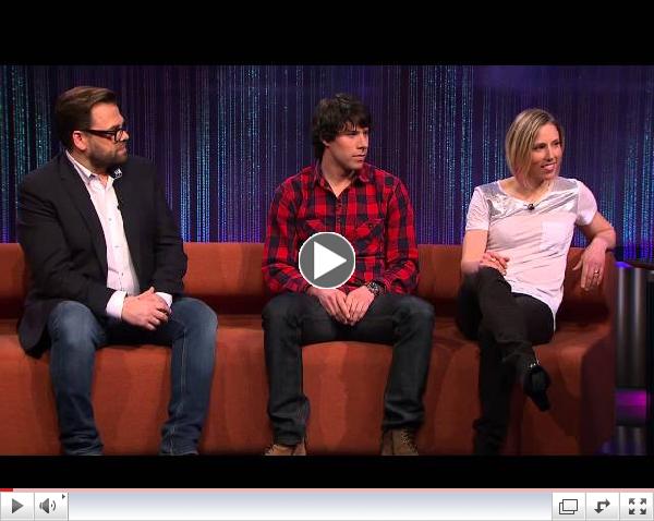 Alex Harvey & Kikkan Randall on Senkveld (Late Night) with Thomas & Harald