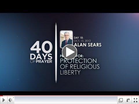 40 Days of Prayer - Day 18 - ALAN SEARS