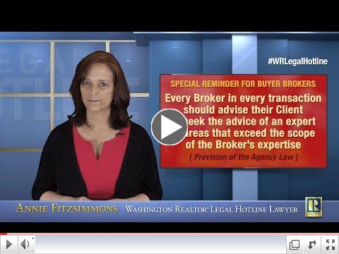 Agency Law Reminder for Buyer Brokers