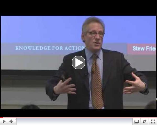 Professor Stew Friedman on Total Leadership: Be a Better Leader, Have a Richer Life