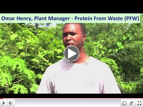 Omar Henry, Plant Manager, Protein From Waste - Grenada