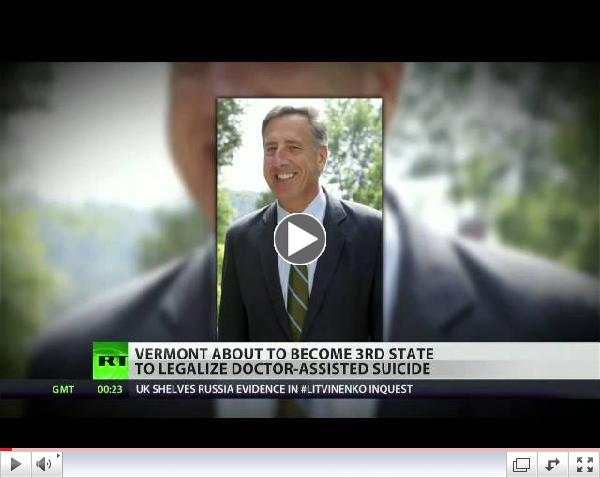 Vermont to legalize assisted suicide