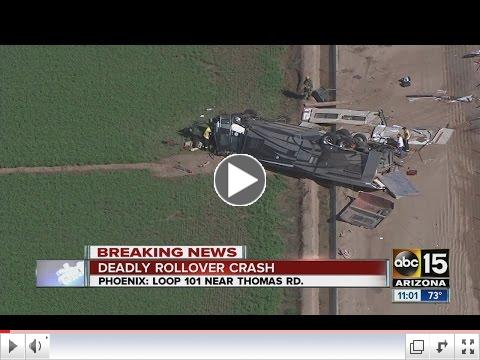 Deadly RV Rollover in West Valley Loop 101 