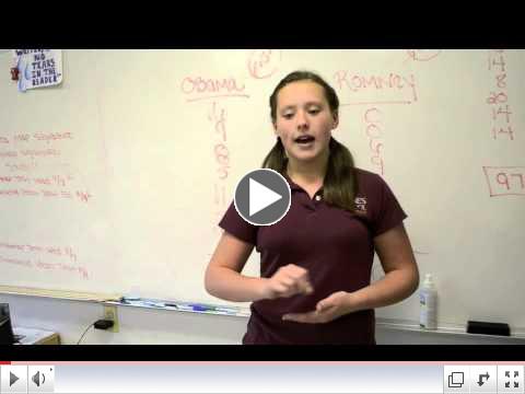 Election Coverage from the Eighth Grade