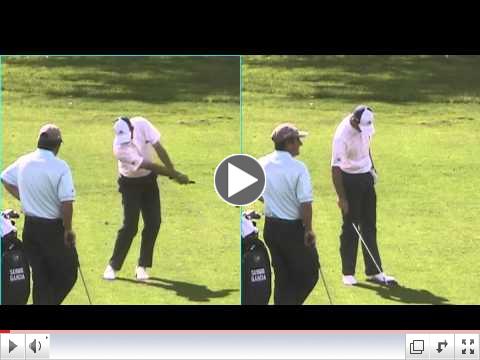 2012 Wyndam Champion, Sergio Garcia (dancing)
