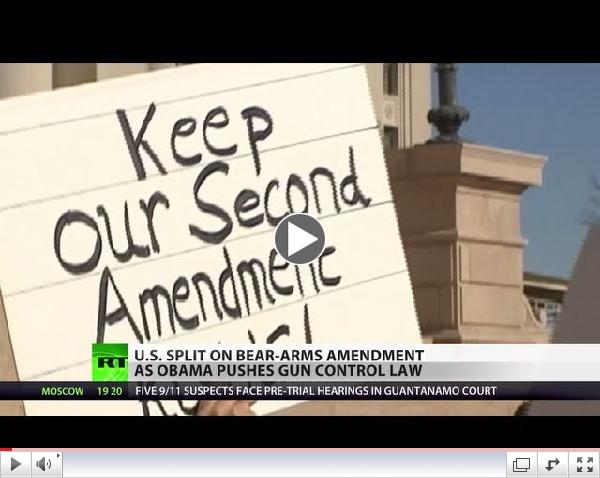 US Split: Debate rages as Obama pushes gun control law