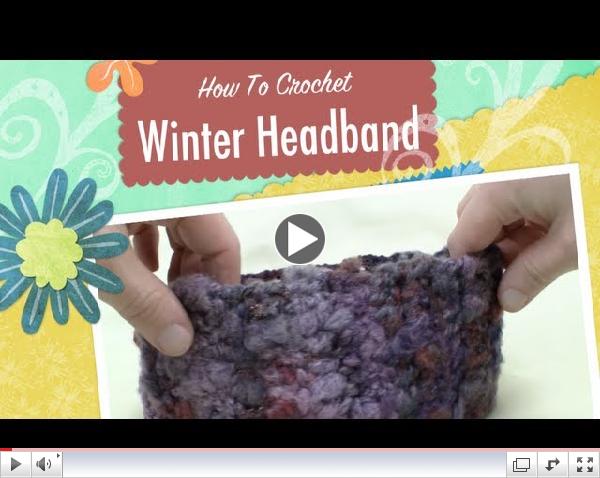 Crochet Winter Headband Tutorial