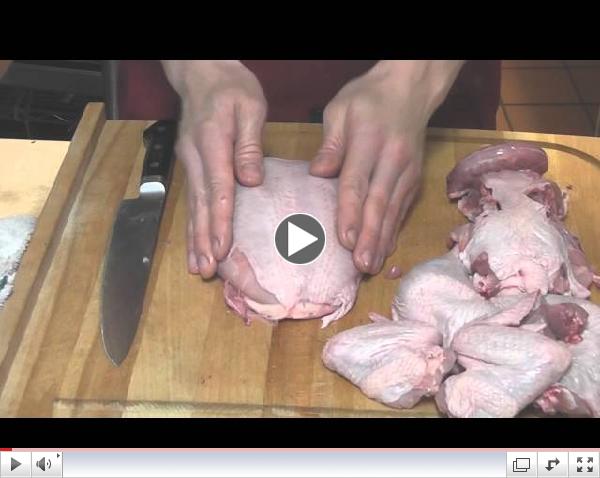 Piecing (breaking down) a chicken with David McKercher