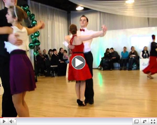 UW-La Crosse Ballroom Dance Team Fabi and Katy Foxtrot