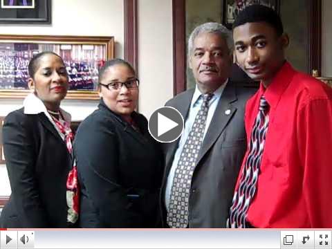 Benjamin E. Mays High School, Atlanta, GA Visit State Rep Roger Bruce at the GA State Capitol