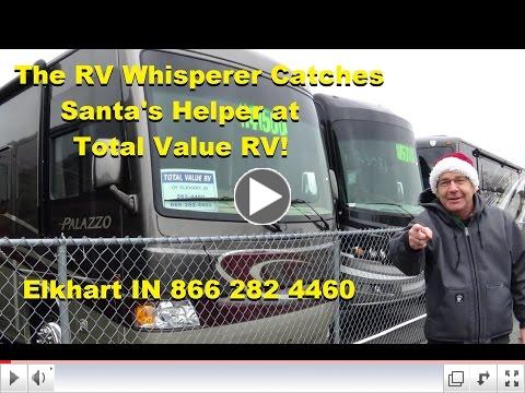 The RV Whisperer Catches Santas Helper at Total Value RV