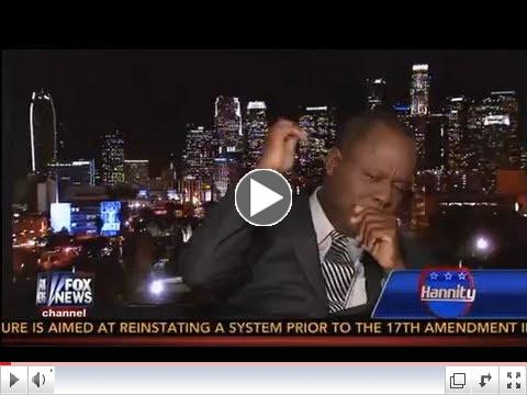 Hannity Guest EXPLODES. Rips Out Earpiece... Black Conservatives Have No Freedom Of Speech?