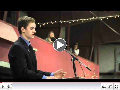 Cory Durkin - Valedictorian Address