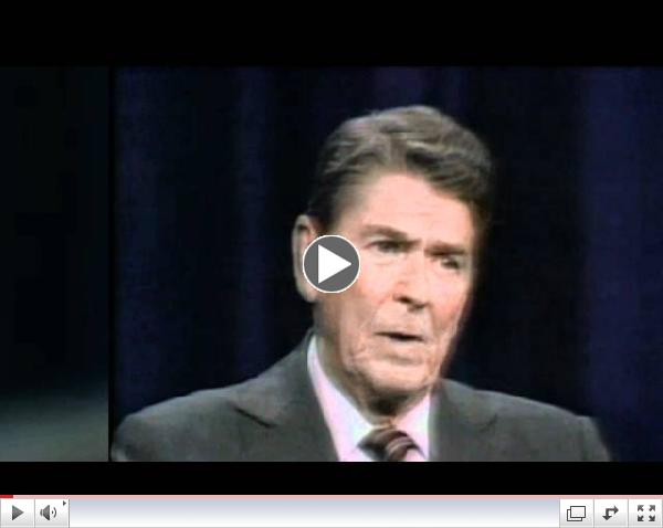 Ronald Reagan debate inexperience and youth of his opponent