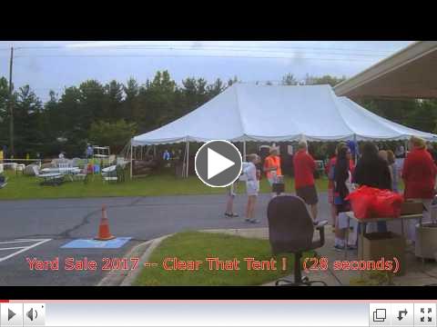 2017 Yard Sale Time Lapse Video
