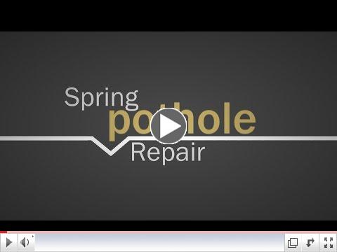 Spring Pothole Repair