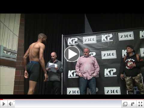 King's Promotions weigh-in, April 5, 2018