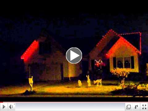 Christmas lights in Lexington South Carolina Sandstorm