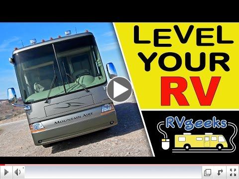 How to level a motorhome